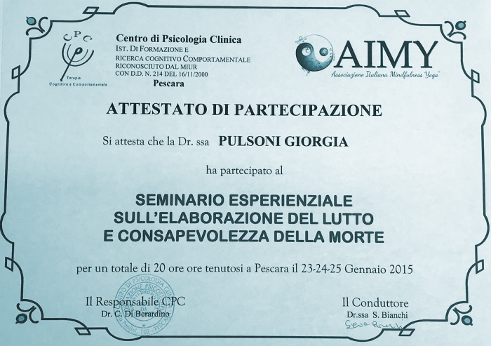 Elaborazione del Lutto